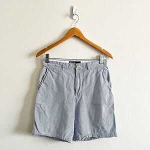 Polo by Ralph Lauren Seersucker Blue and White Striped Shorts